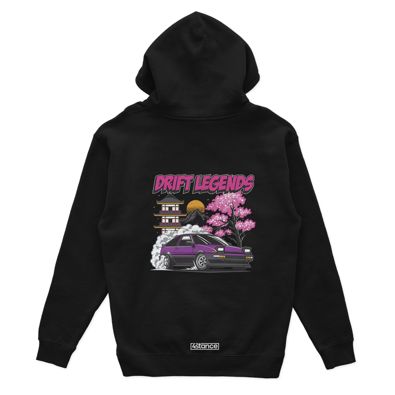 Čierna mikina TOYOTA AE86 DRIFT