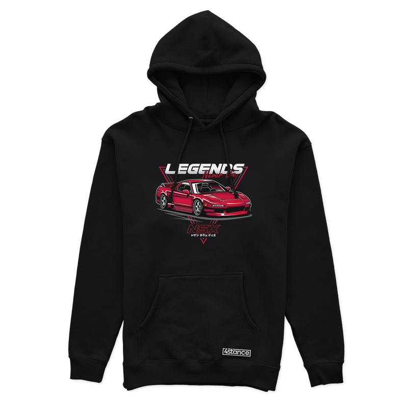 Czarna bluza z kapturem HONDA NSX LEGEND