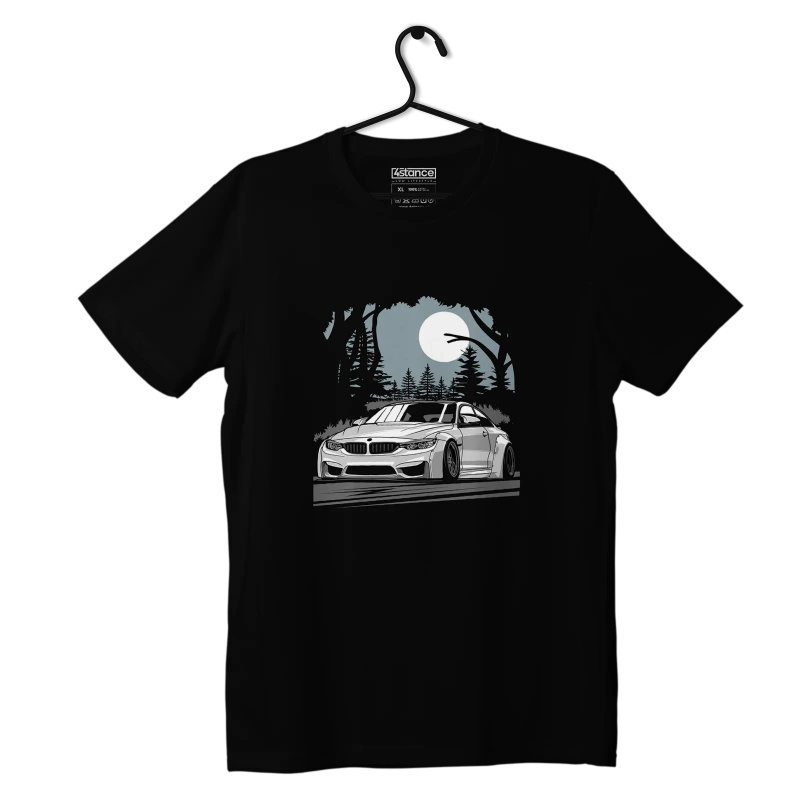 Schwarzes T-shirt BMW M4 F82