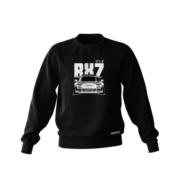 Czarna bluza MAZDA RX-7 BW