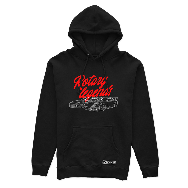 Schwarzer Kapuzenpullover von ROTARY LEGENDS