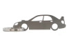 Kľúčenka z nehrdzavejúcej ocele Subaru Impreza GD Bugeye