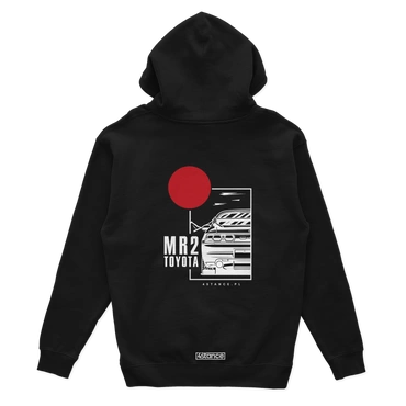 Czarna bluza z kapturem TOYOTA MR2