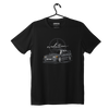 Czarny T-shirt koszulka MERCEDES 190E