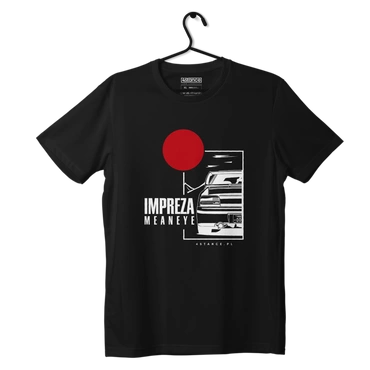 Black T-shirt SUBARU IMPREZA MEANEYE