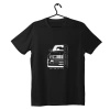 T-shirt koszulka przód BMW E30 czarna