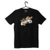Czarny T-shirt MITSUBISHI GALANT 