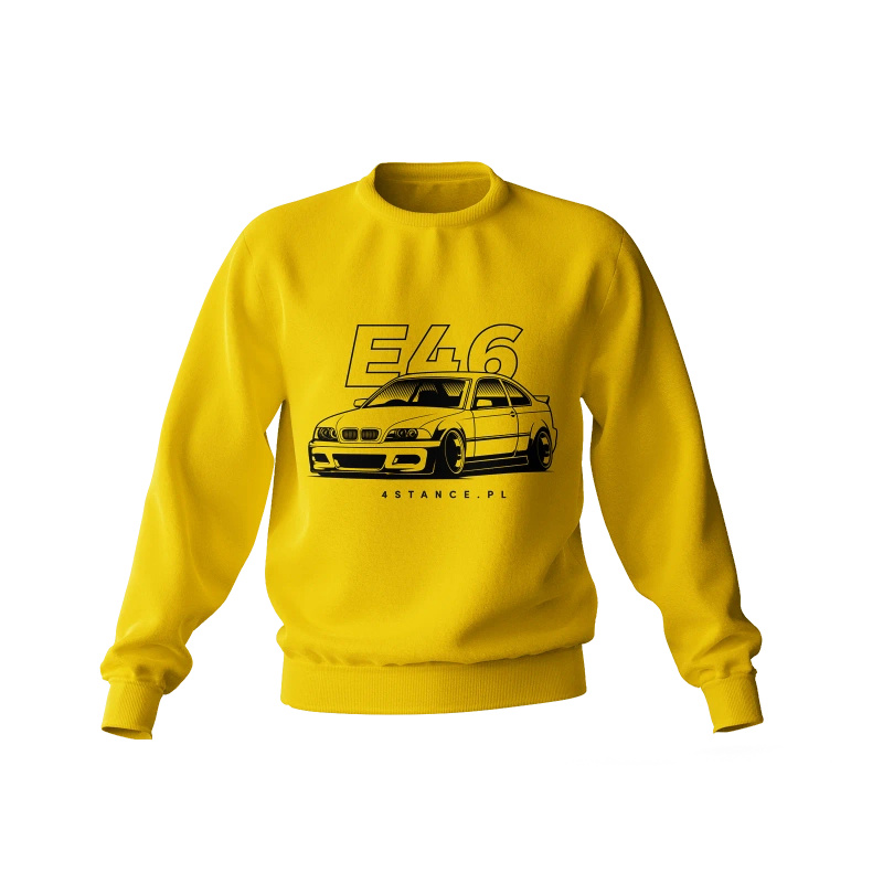 BMW E46 yellow sweatshirt