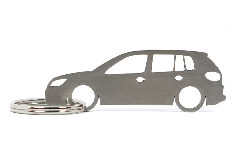 VW Tiguan MK1 stainless steel key ring