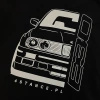 BMW E30 front hoodie black