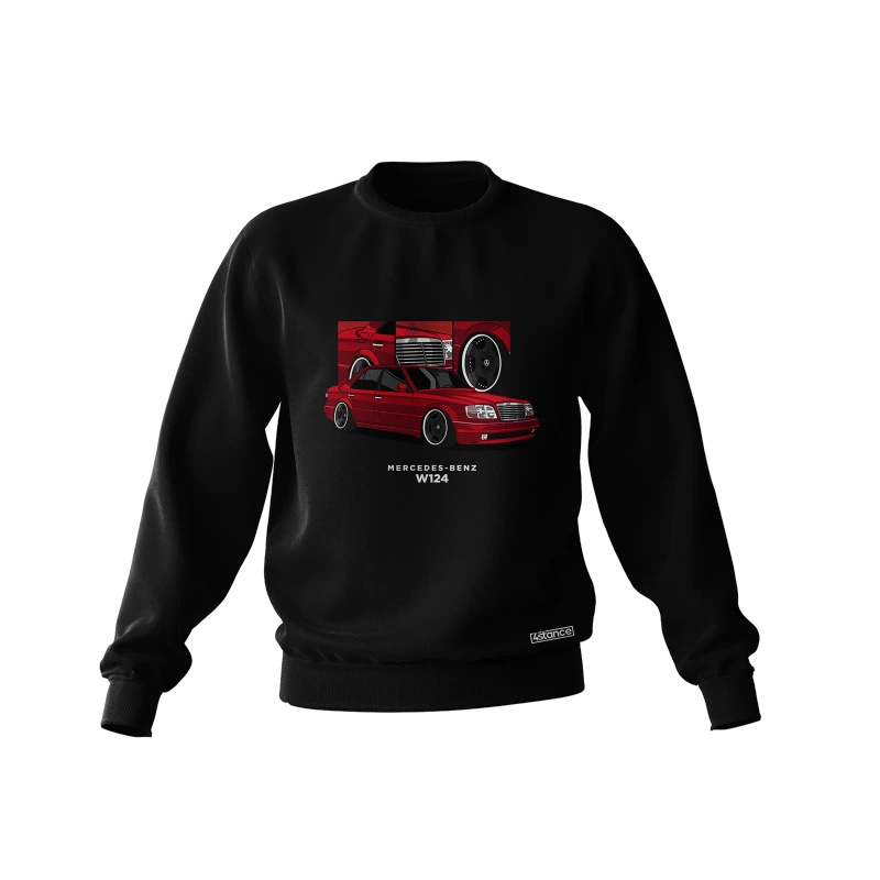 Mercedes-Benz W124 black sweatshirt