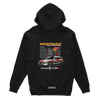 Black hooded sweatshirt HONDA KANJO OSAKA