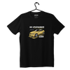Black T-shirt BMW E90 M3 yellow shirt