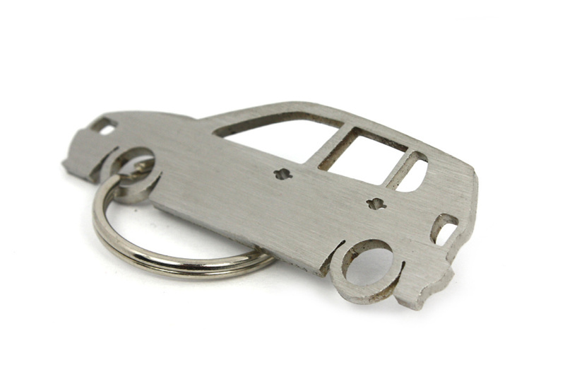 Stainless steel VW Volkswagen Polo 6N 3d key ring