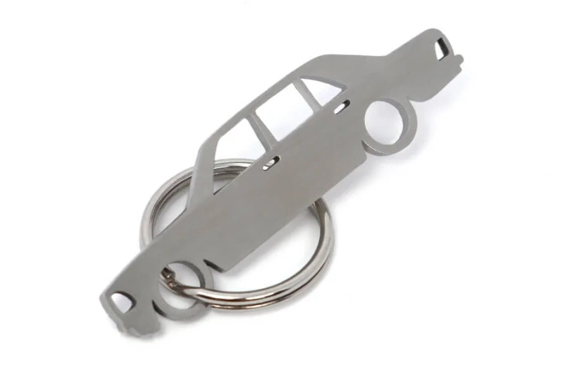 Mercedes-Benz E W123 stainless steel key ring