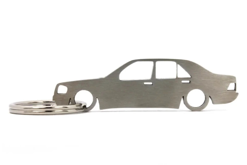 Mercedes-Benz 190 W201 stainless steel key ring