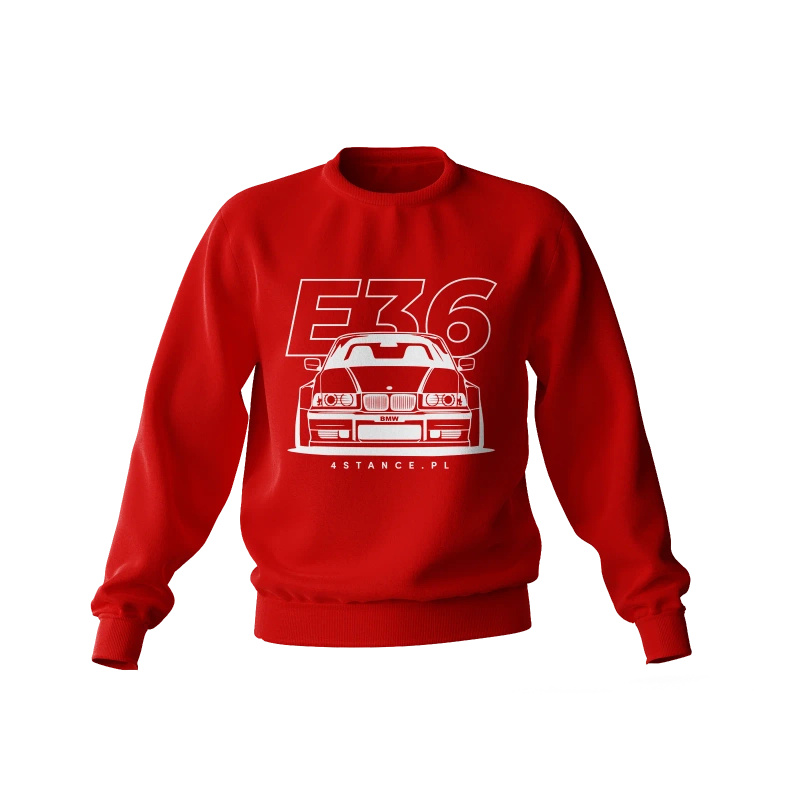 BMW E36 red sweatshirt