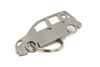 Fiat Panda III stainless steel key ring