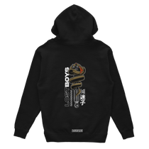 Čierna mikina SNAKE COILOVER