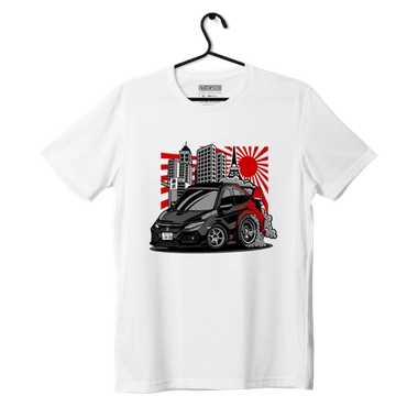 White T-shirt Honda Civic FK8