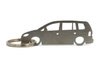 Stainless steel VW Volkswagen Touran key ring