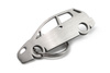 Fiat Grande Punto 3d stainless steel key ring