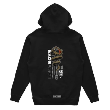 SNAKE COILOVER black hoodie