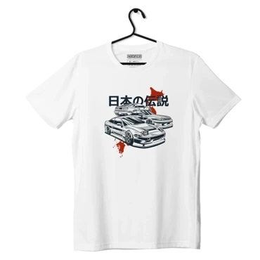 Biały T-shirt Japan LEGENDS