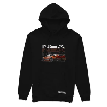 Czarna bluza z kapturem Honda NSX