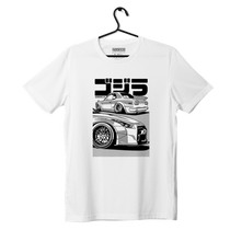 Bílé tričko Nissan Skyline GT-R GOJIRA