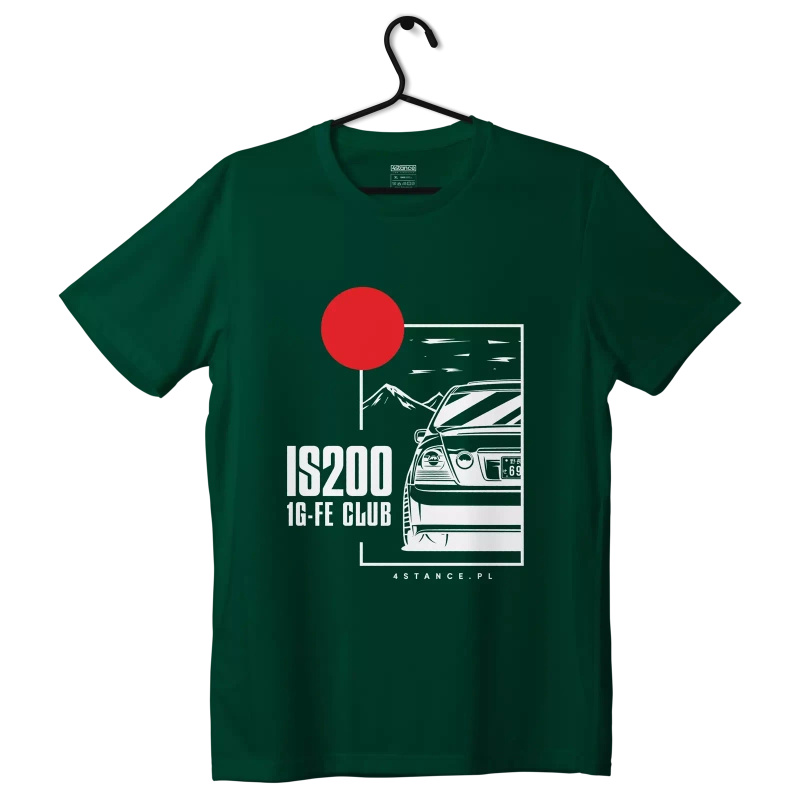 Lexus IS IS200 JDM T-shirt green