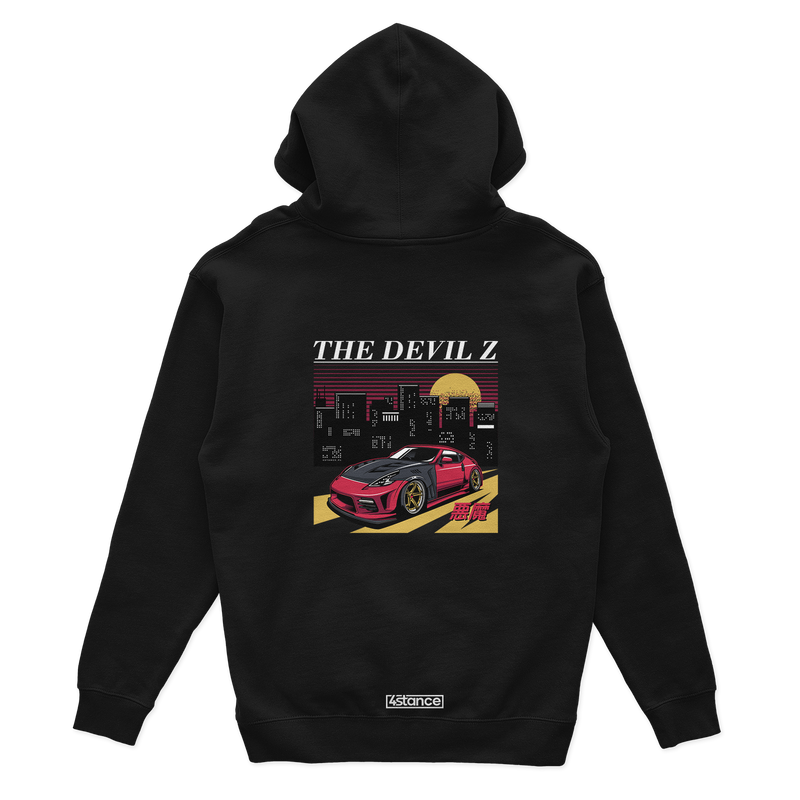 Black hooded sweatshirt NISSAN 350Z