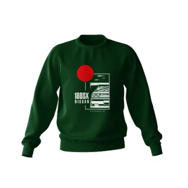 Bluza Nissan 180SX zielona