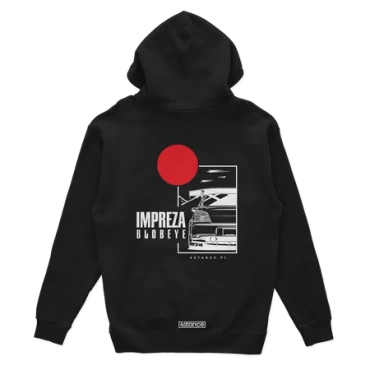 Bluza z kapturem Subaru Impreza Blobeye czarna