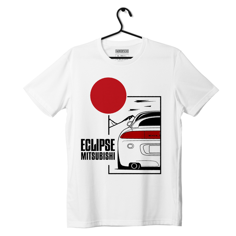 Bílé tričko MITSUBISHI ECLIPSE