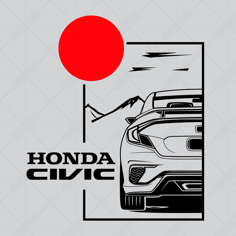 Mug for a Honda Civic IX rear JDM fan