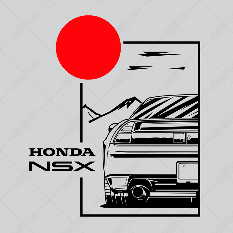 Black HONDA NSX sweatshirt