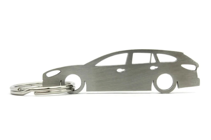 Stainless steel Mazda 6 GJ station wagon key ring