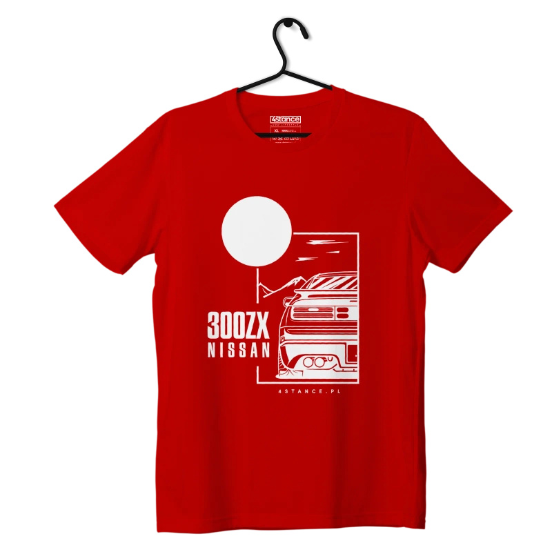 T-shirt koszulka Nissan 300ZX czerwona