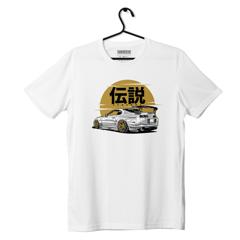 Čierne tričko Toyota Supra mk4 LEGEND