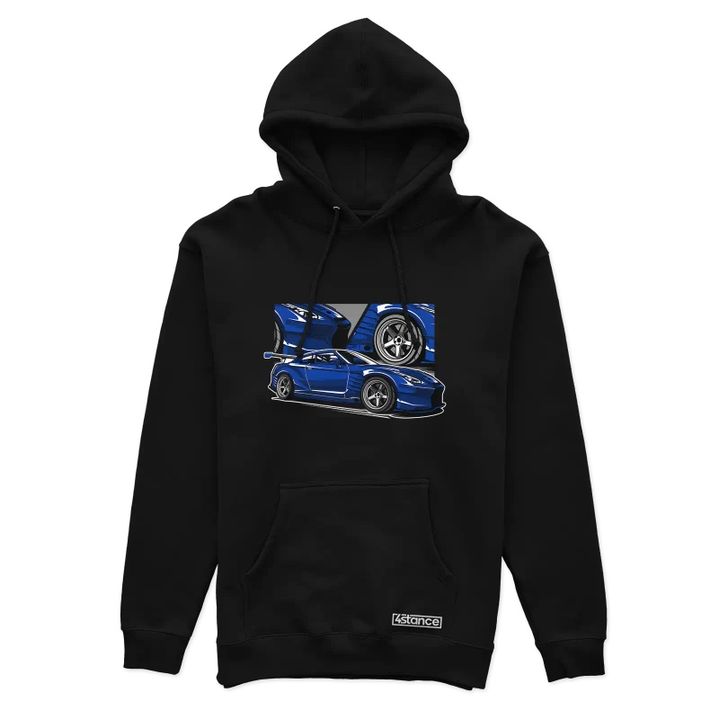 Nissan Skyline GT-R R35 Blue hoodie