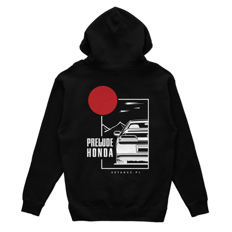 Black HONDA PRELUDE V JDM hoodie