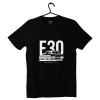 T-shirt koszulka BMW E30 Classic czarna