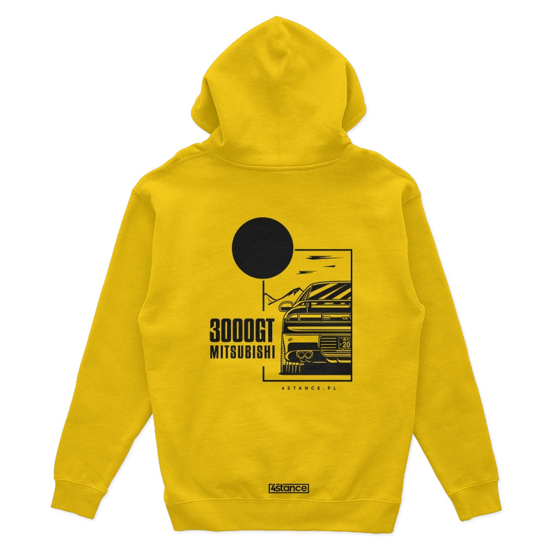 Mitsubishi 3000GT hoodie yellow