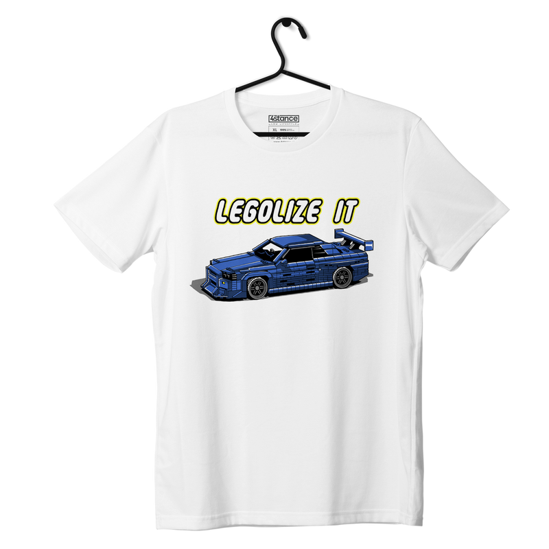 Biały T-shirt koszulka LEGOLIZE IT