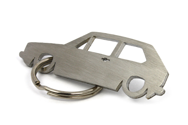 VW Volkswagen Golf MK1 3d stainless steel key ring