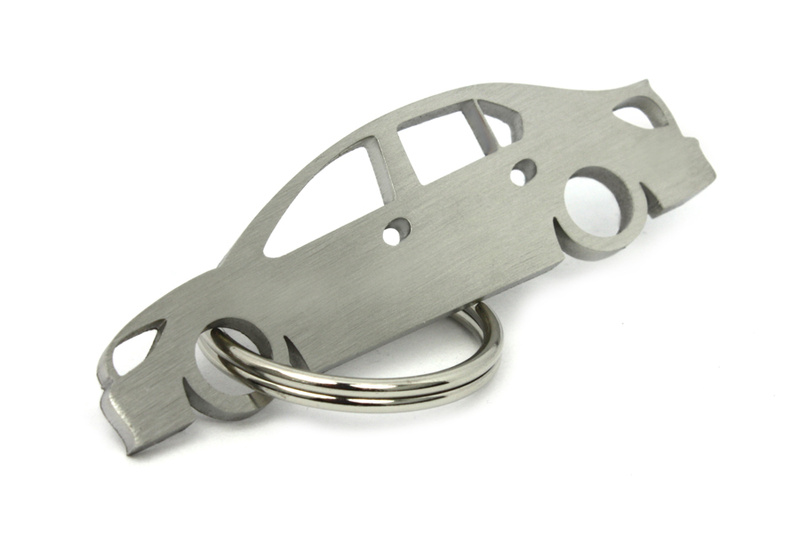 Stainless steel key ring Dacia Logan MK2 sedan