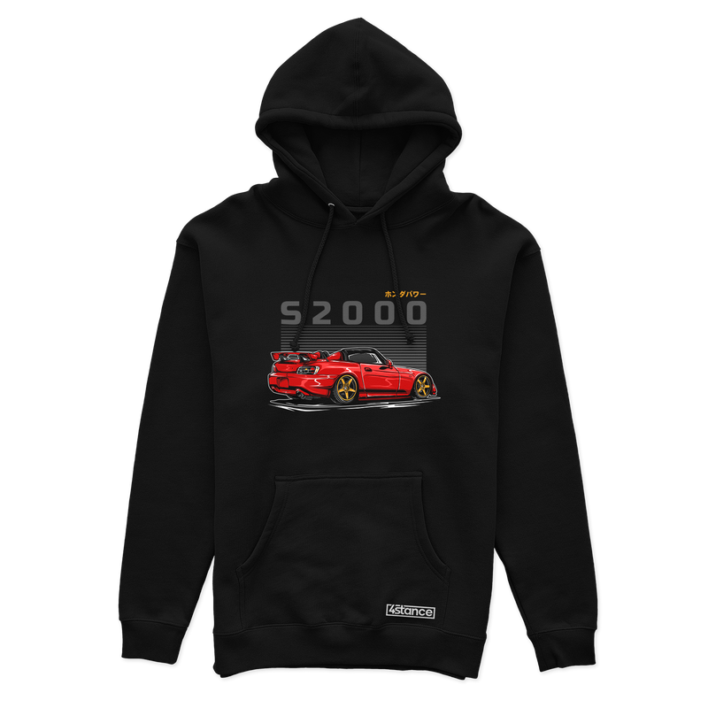 Black HONDA S2000 hoodie