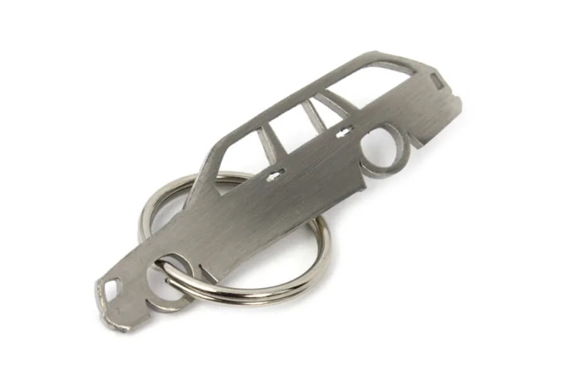 Mercedes-Benz E W124 station wagon stainless steel key ring