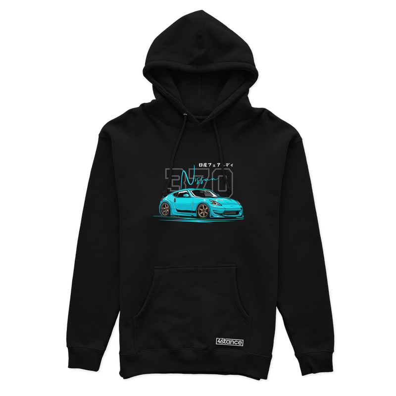 Schwarzer Kapuzenpullover NISSAN 370Z